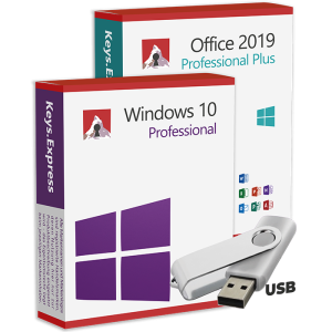 Win 10 Pro & Office 2019 Pro Plus USB