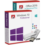 Win 10 Pro & Office 2016 Pro Plus USB