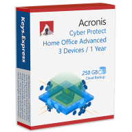 Acronis Cyber Protect Home Office 2021 Advanced 3D/1Y + 250 GB Cloud Storage