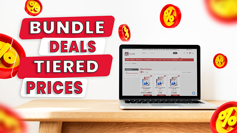 Top introductory price for newly arrived bundle deals and tiered discount promotion. 