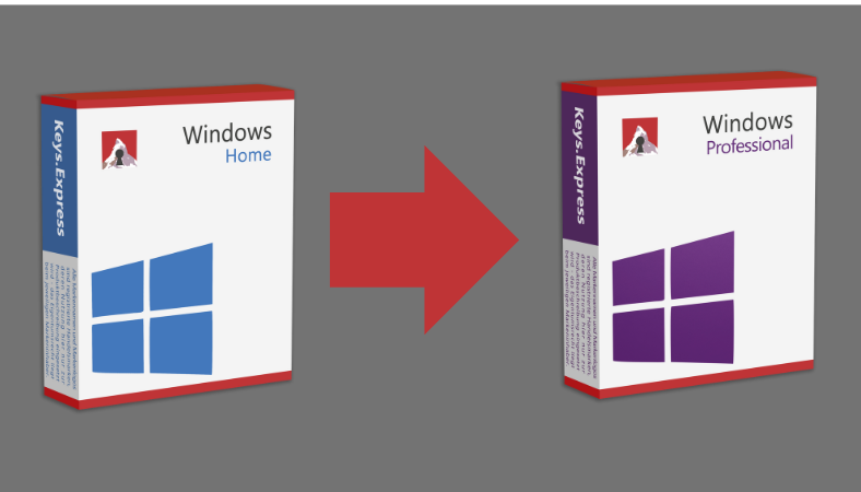 Upgrade Windows Home to Windows Professional